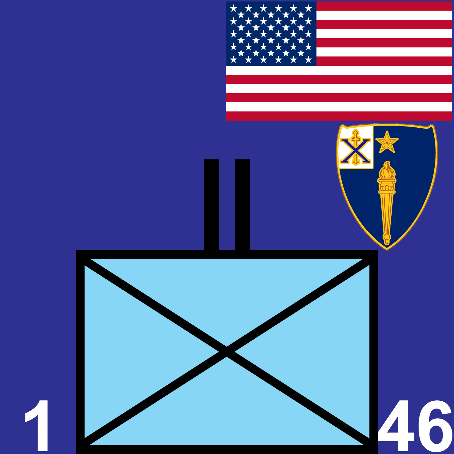 1st Battalion, 46th Infantry Regiment icon